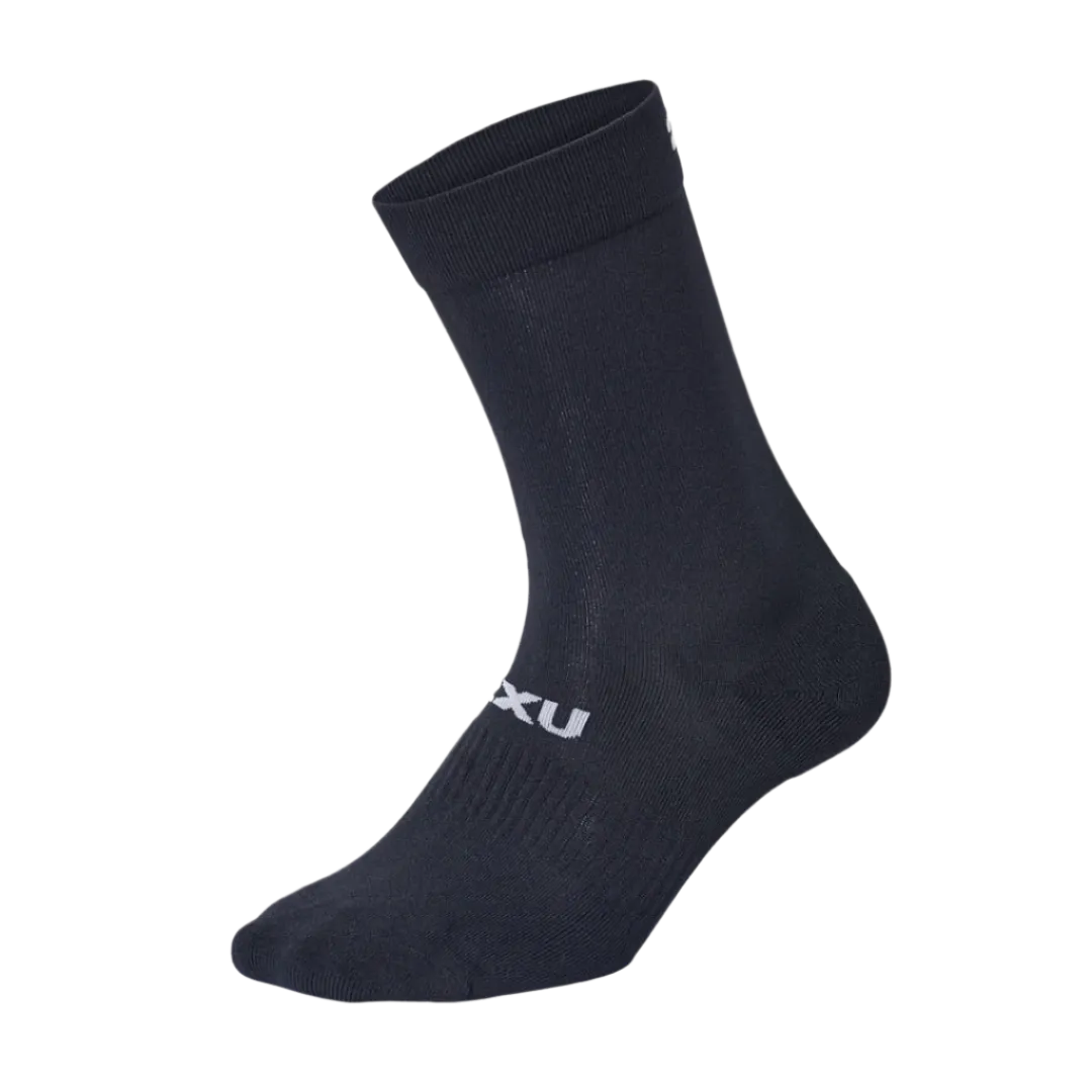 2XU - Crew Socks 3 Pack - Black/White