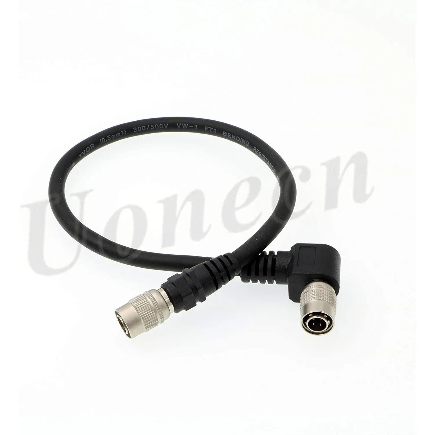 4 PIN Hirose Male Cable Power Sound Devices Recorder Wisycom MCR 42s 30cm Right Angle 4 pin Male to Straight 4 pin Male