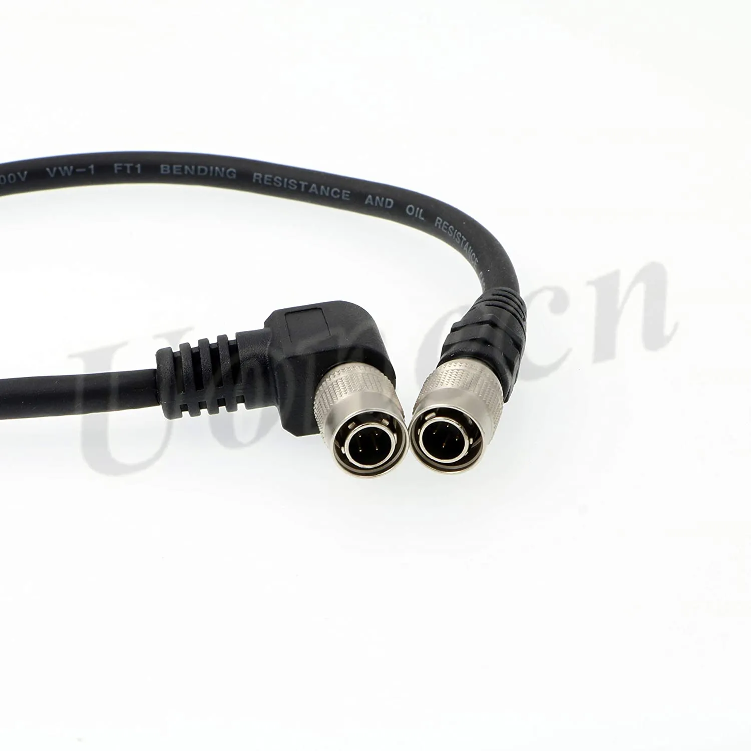 4 PIN Hirose Male Cable Power Sound Devices Recorder Wisycom MCR 42s 30cm Right Angle 4 pin Male to Straight 4 pin Male