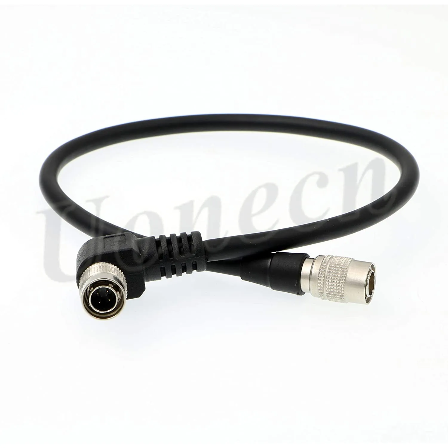 4 PIN Hirose Male Cable Power Sound Devices Recorder Wisycom MCR 42s 30cm Right Angle 4 pin Male to Straight 4 pin Male