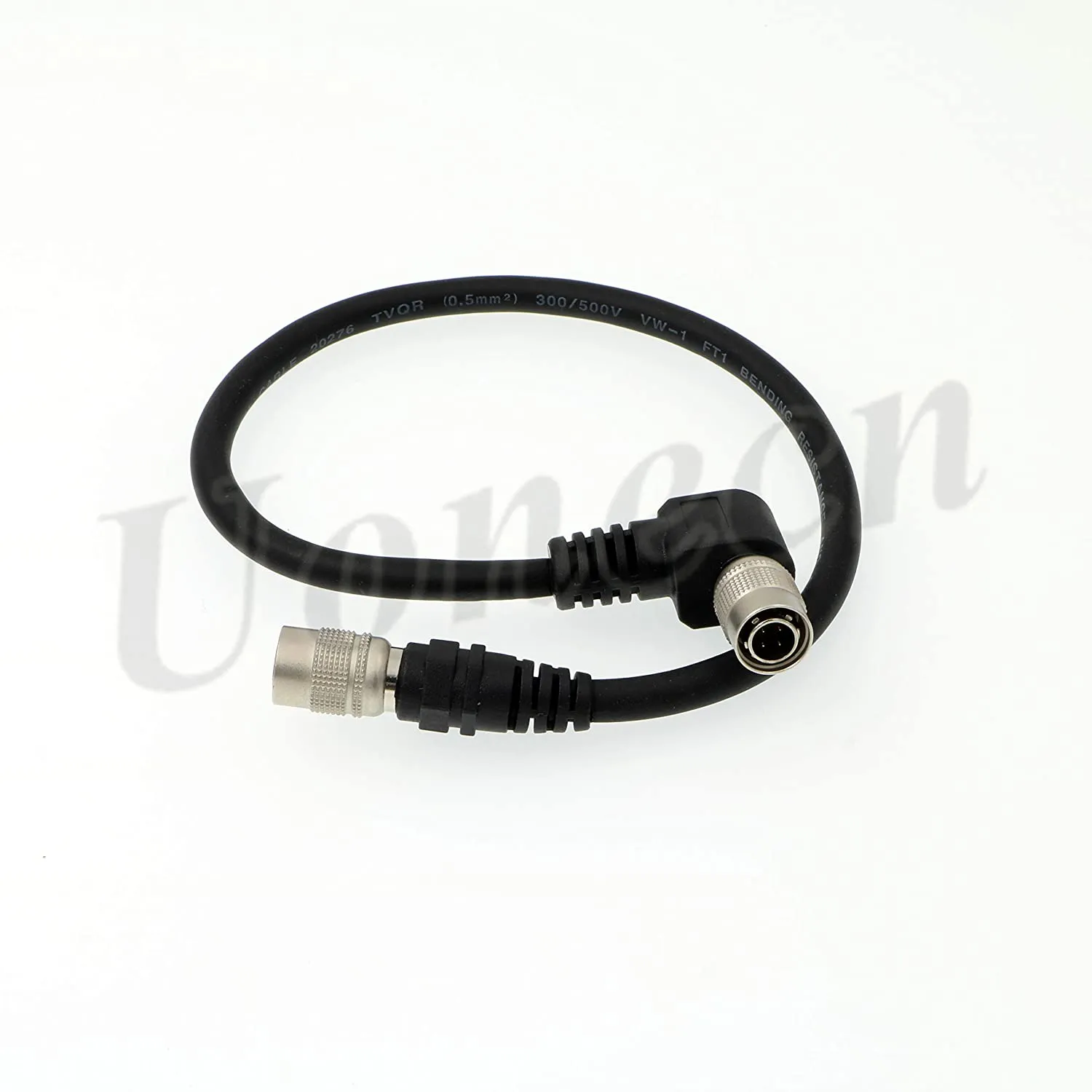 4 PIN Hirose Male Cable Power Sound Devices Recorder Wisycom MCR 42s 30cm Right Angle 4 pin Male to Straight 4 pin Male