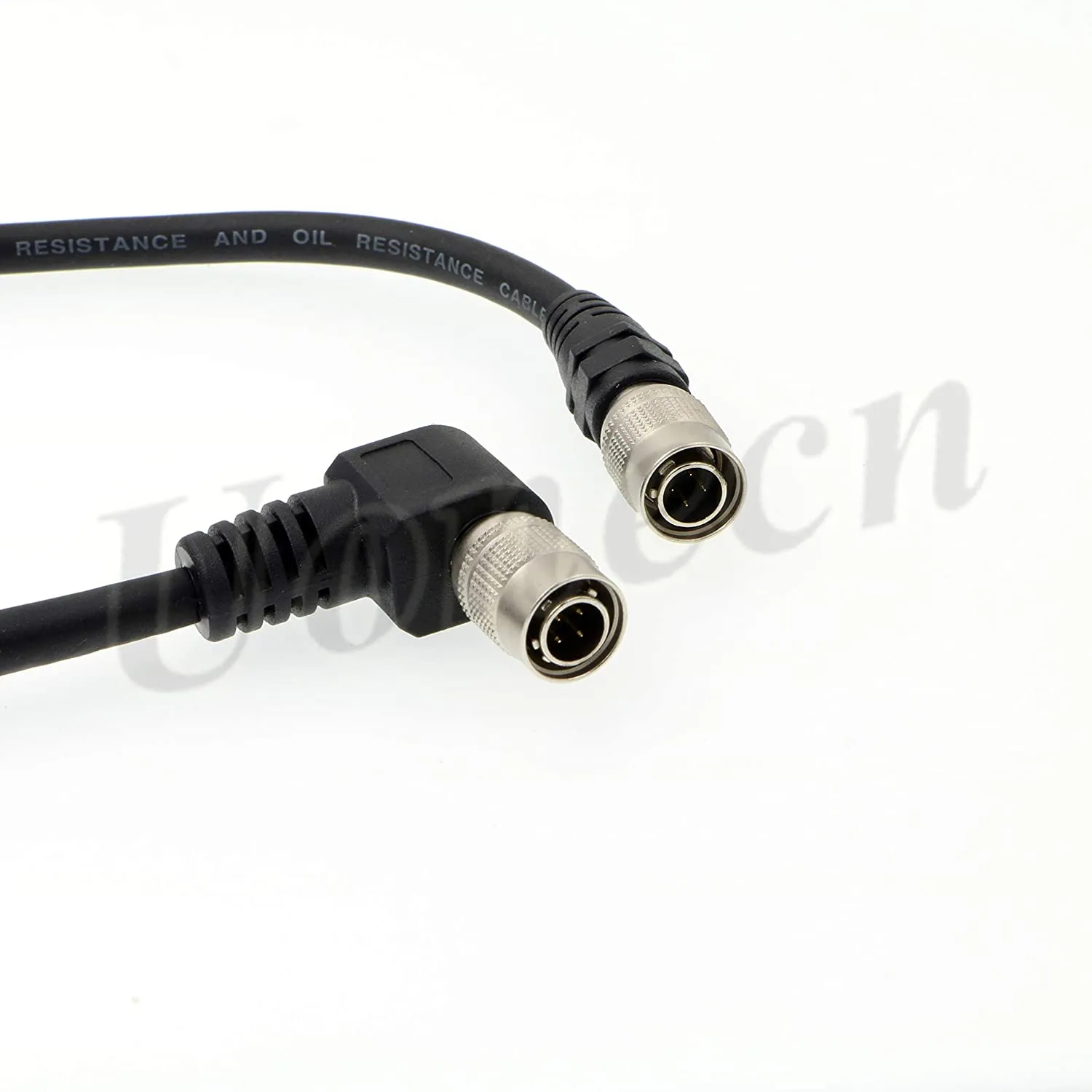 4 PIN Hirose Male Cable Power Sound Devices Recorder Wisycom MCR 42s 30cm Right Angle 4 pin Male to Straight 4 pin Male