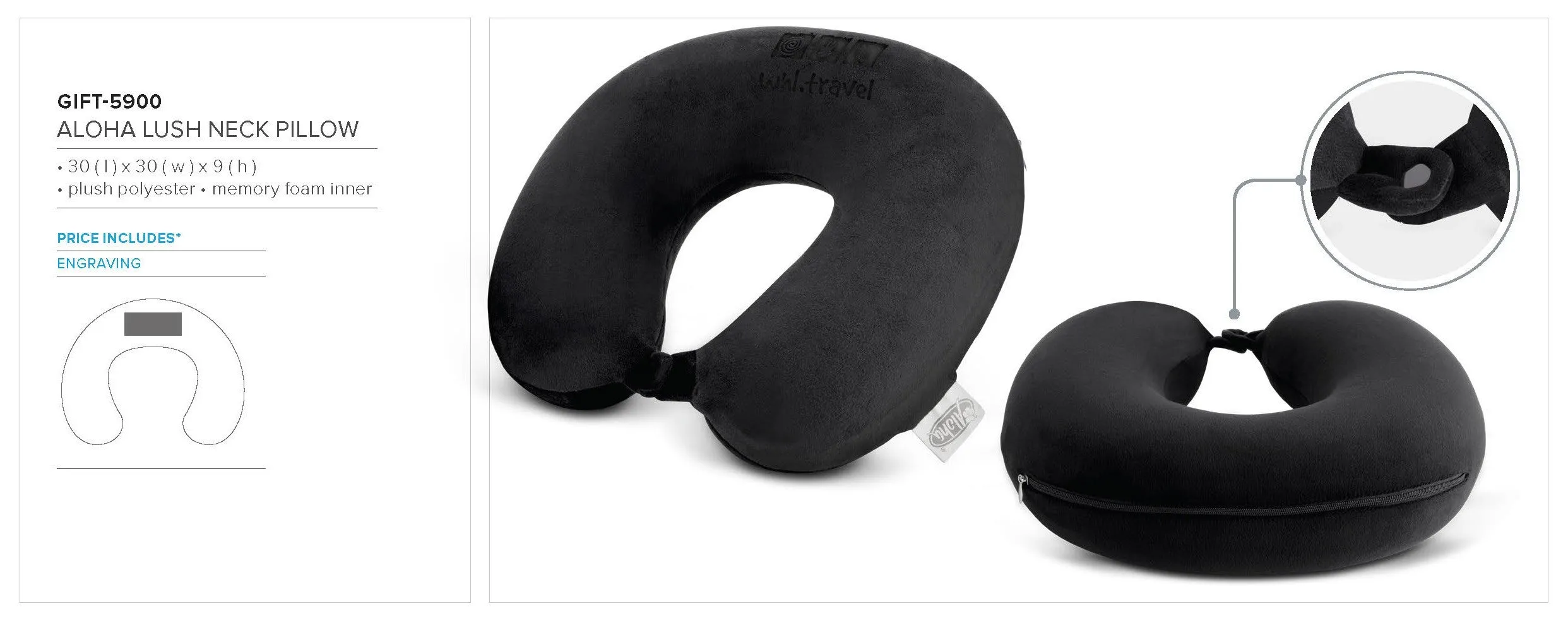 Aloha Lush Neck Pillow