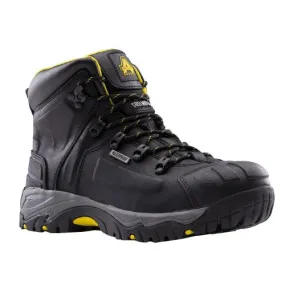 Amblers Mens Waterproof Wide Fit Leather Safety Boot