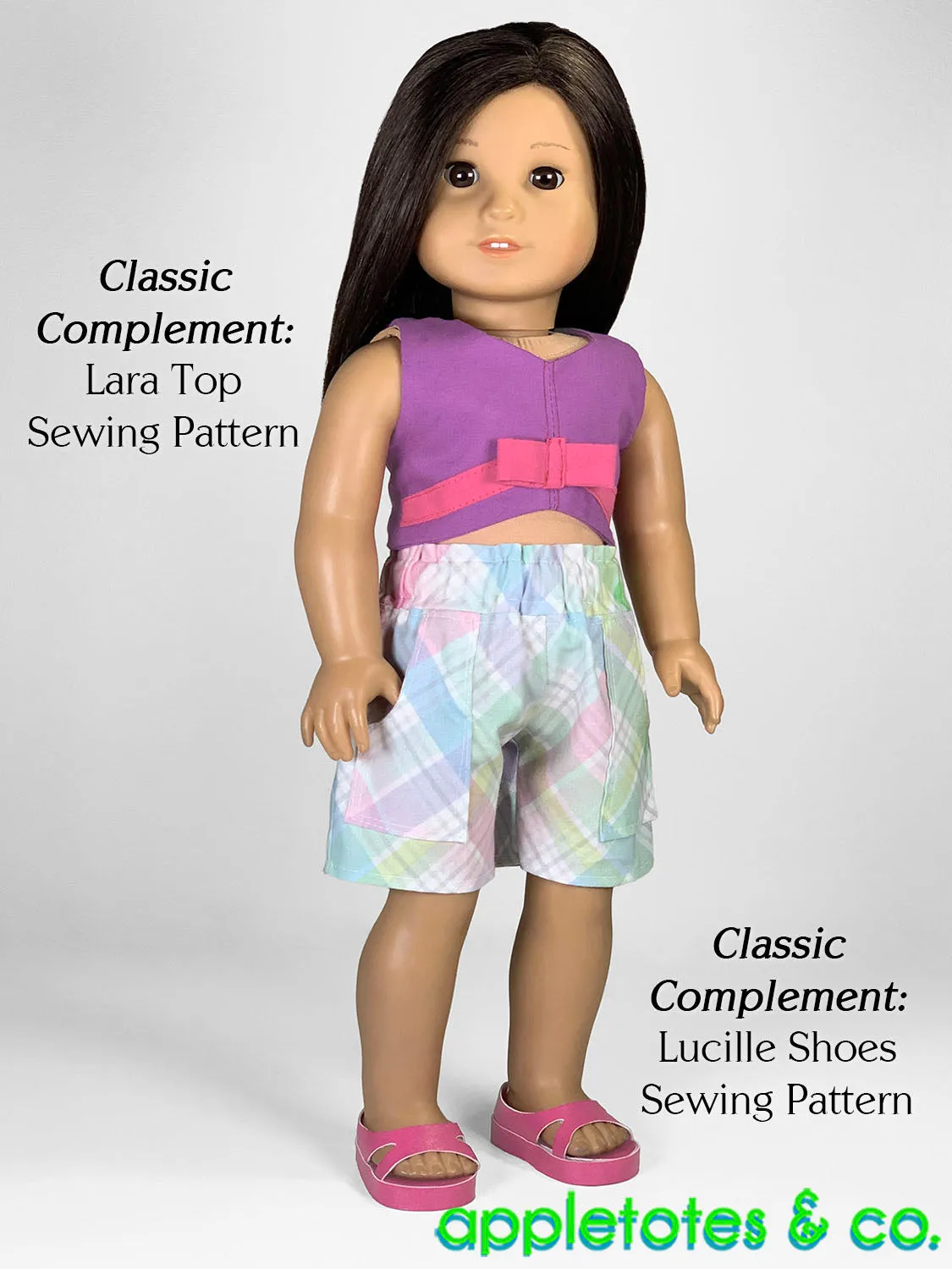 Angie Shorts 18 Inch Doll Sewing Pattern