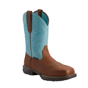 Ariat Ladies Anthem 10" Latigo Brown Work Boots 10027420