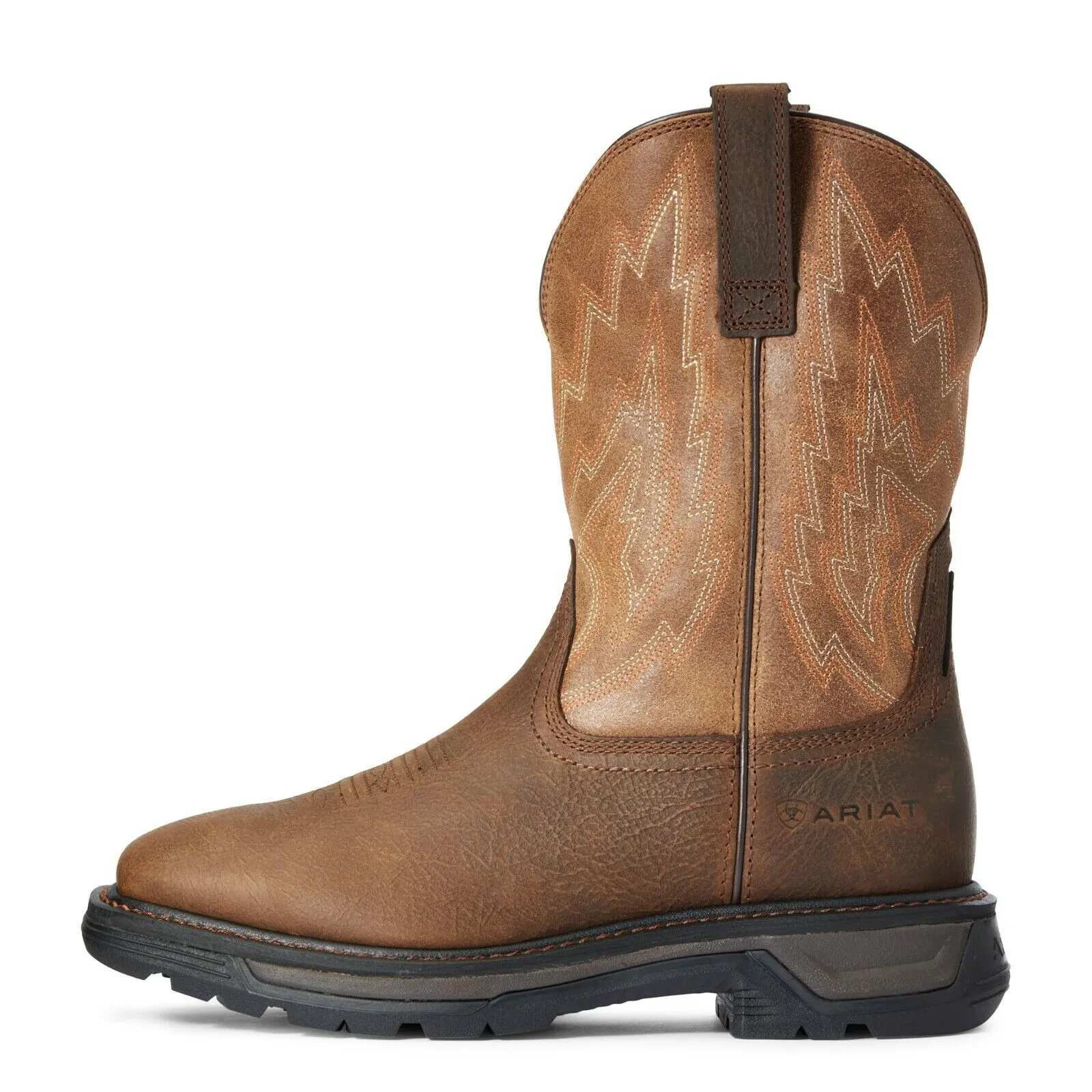 Ariat Men's Rye Brown Big Rig Soft Toe Western Work Boot 10033963