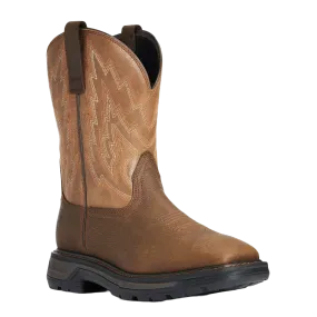 Ariat Men's Rye Brown Big Rig Soft Toe Western Work Boot 10033963