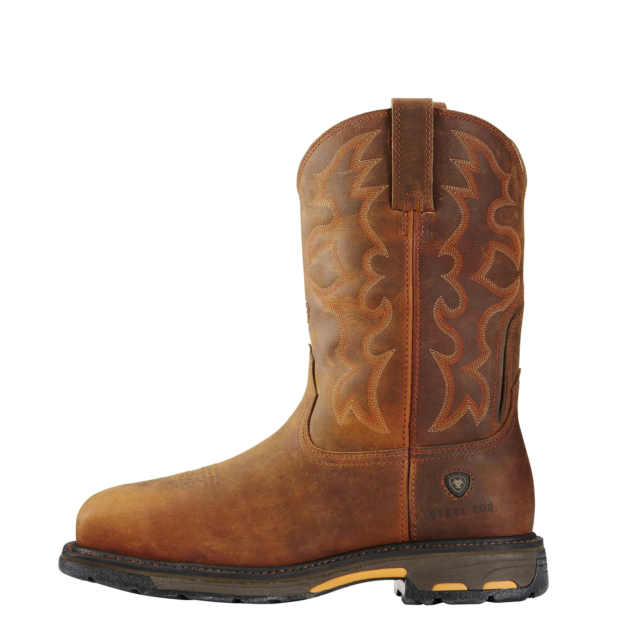 Ariat | Men's WorkHog® Wide Square Toe Steel Toe | Toast Premium