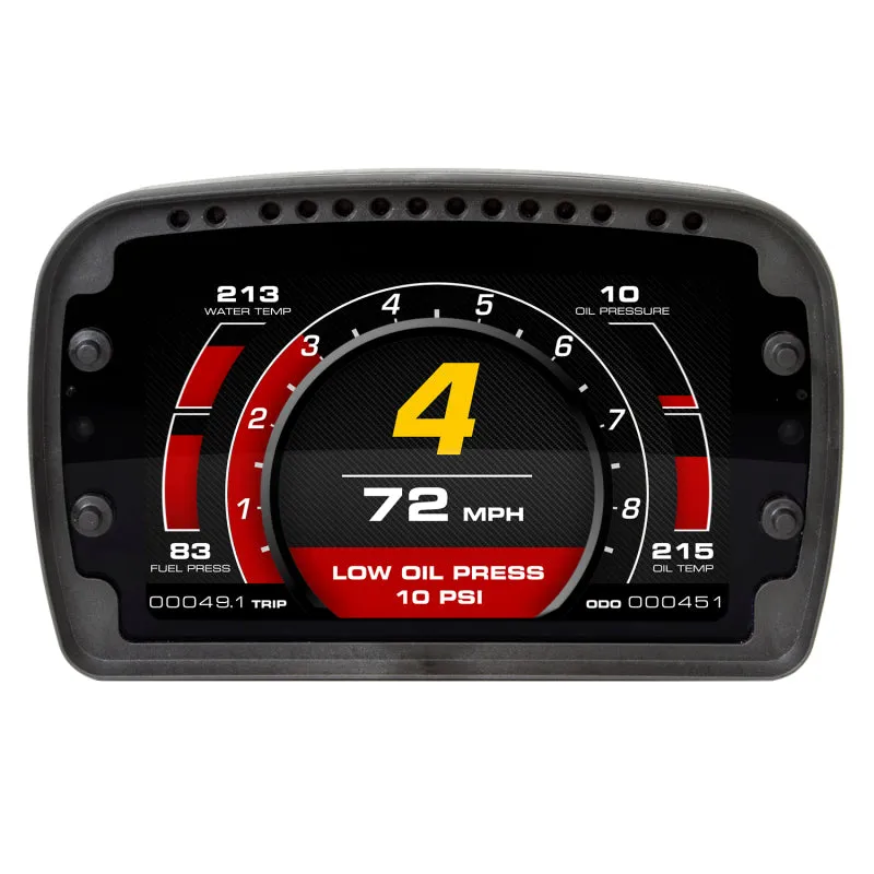 Autometer Racing Instrument Display Color LCD Including Shift and Alarm Lights Datalogging CD7