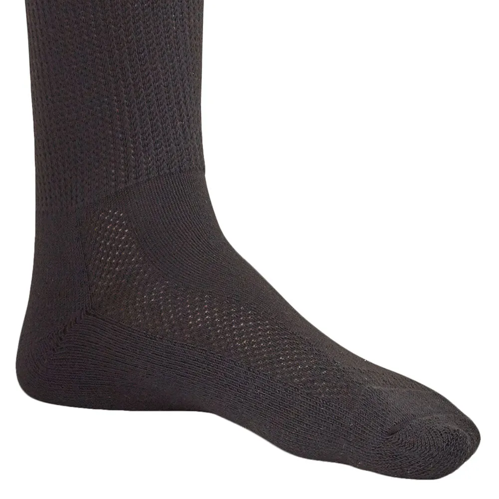 AW Style 737 Polyester Diabetic Crew Socks - Two Pack