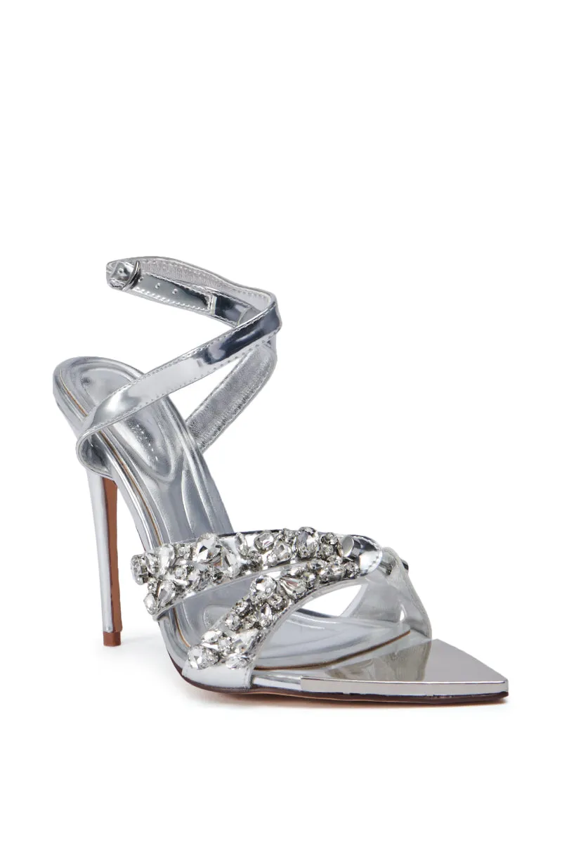 AZALEA WANG LIGHTYEAR SILVER SANDAL