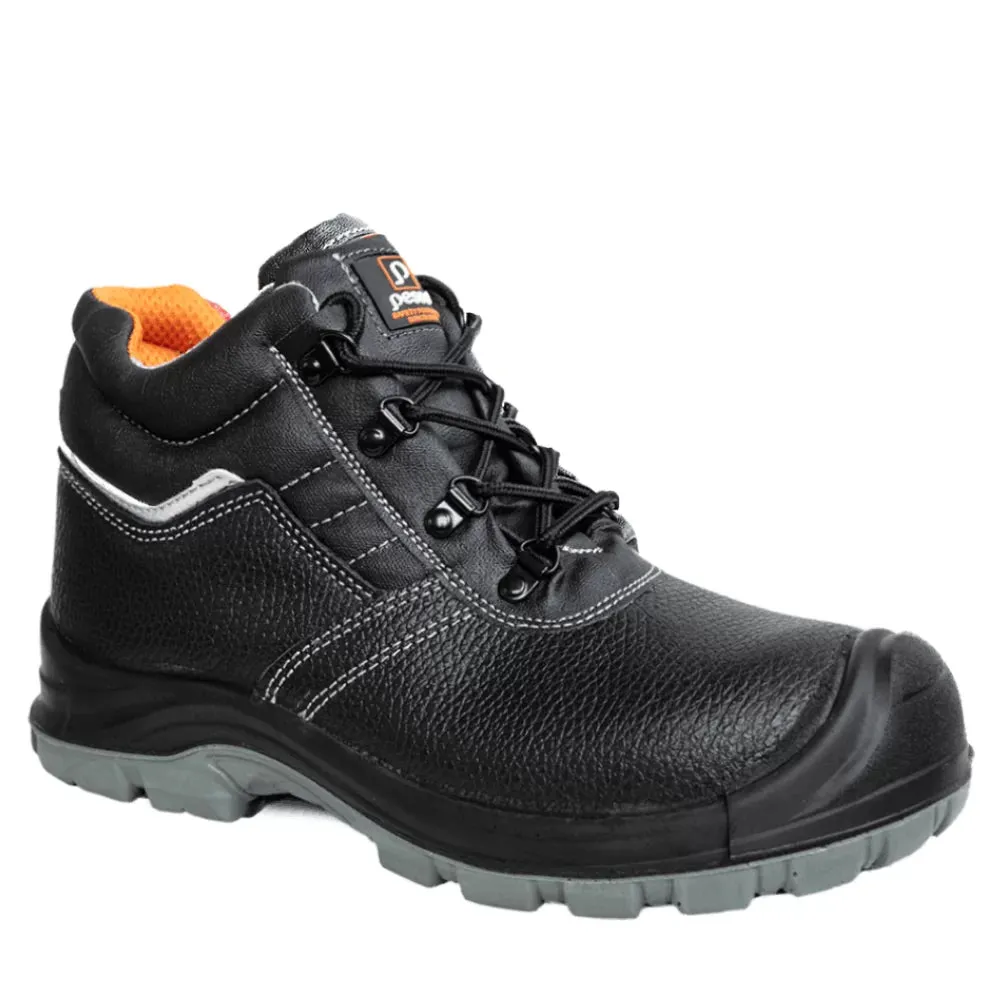 B259, NATURAL LEATHER SAFETY SHOES PESSO S3