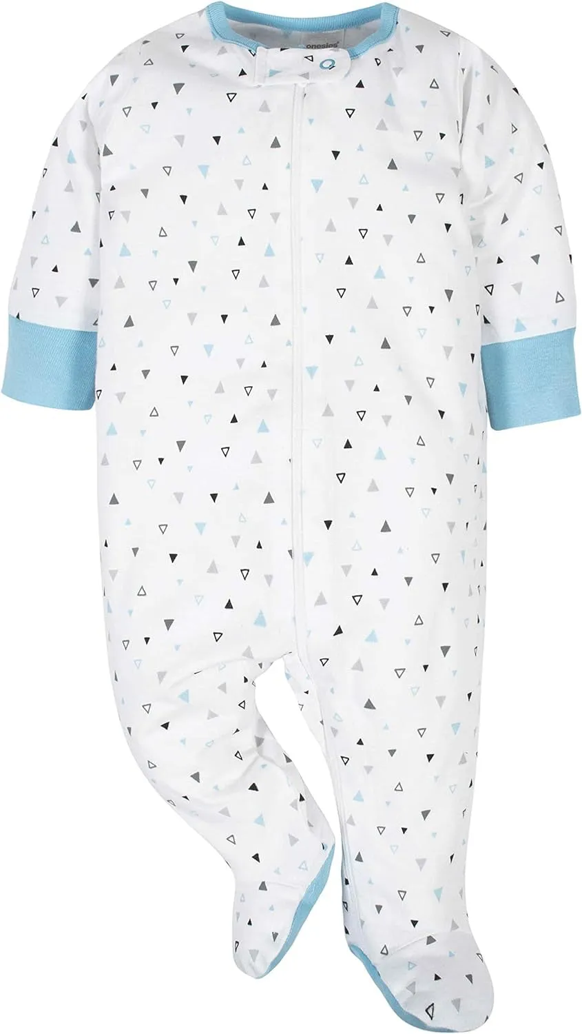 Baby-Boys 4-Pack Sleep 'N Plays Footies