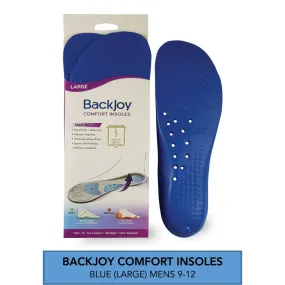 BackJoy Comfort Insoles Mens 9-12 ( Large ) - Sea Blue