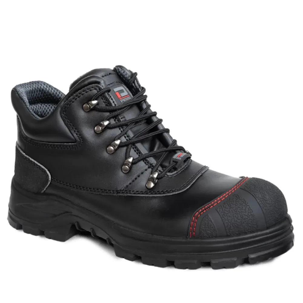 BARENTS, NATURAL LEATHER SAFETY SHOES PESSO S3