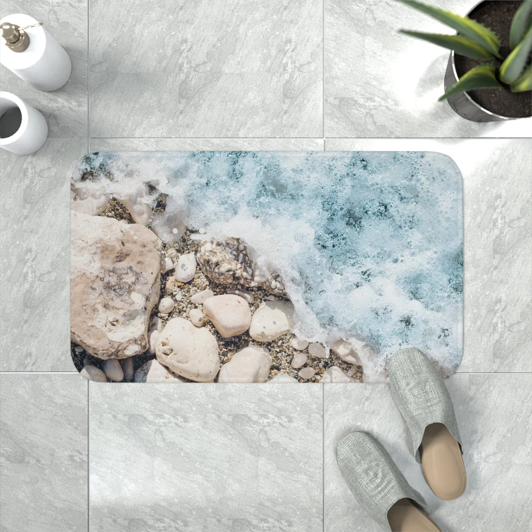 Beach Playa Memory Foam Bath Mat