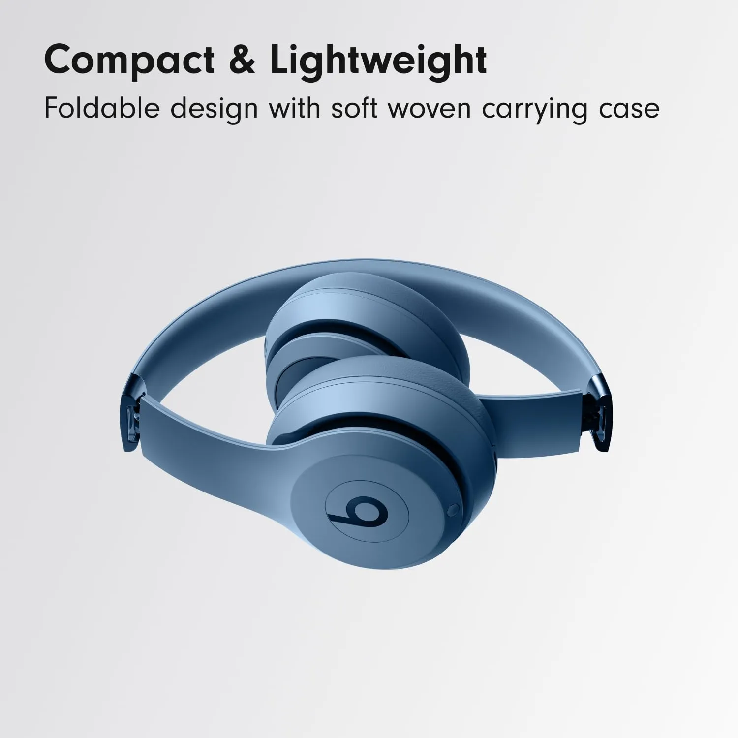 Beats Solo 4 - Wireless Bluetooth On-Ear Headphones, Apple & Android Compatible, Up to 50 Hours of Battery Life - Slate Blue