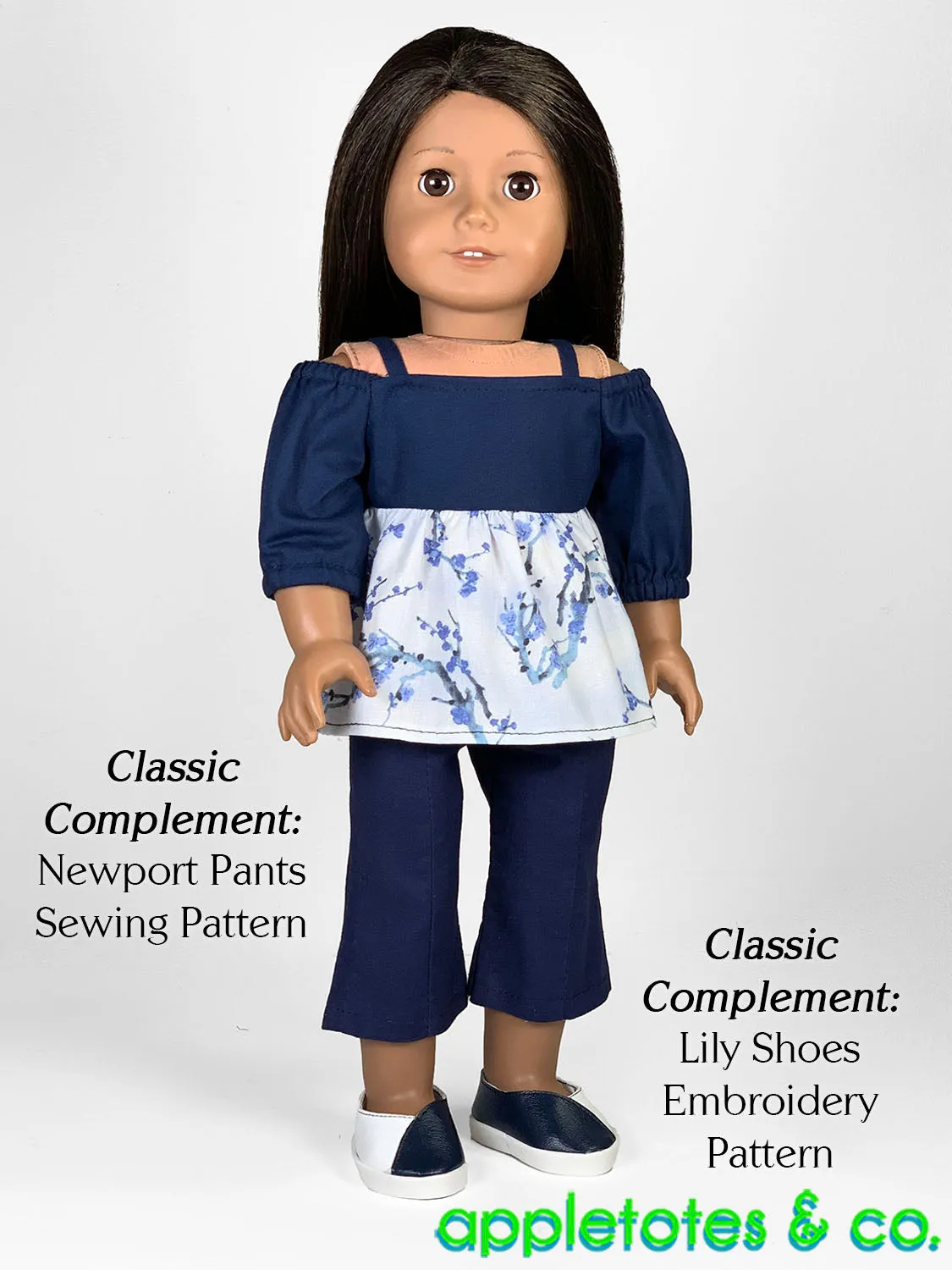 Chantal Dress and Top 18 Inch Doll Sewing Pattern