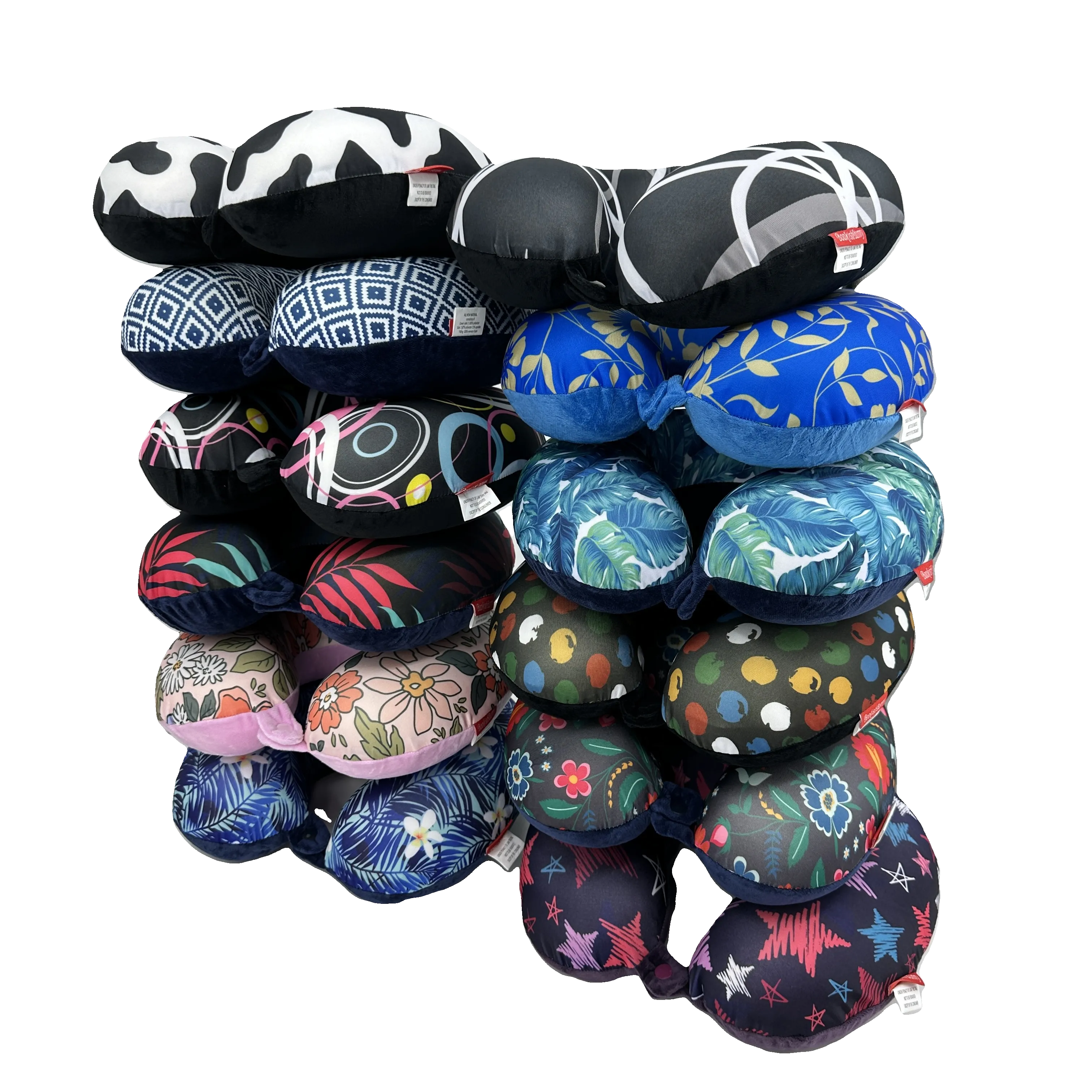 Colorful Memory Foam U Shaped Travel Neck Pillow