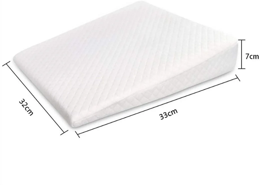 Comfort Therapy Bed Wedge Pillow Memory Foam for Back & Neck Pain