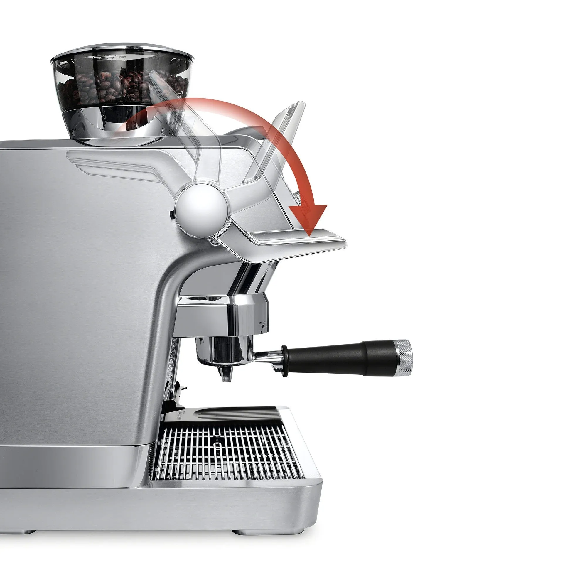 De'Longhi La Specialista Maestro Sensor Grinding, Milk Frothing Espresso Machine in Silver (EC9665M)