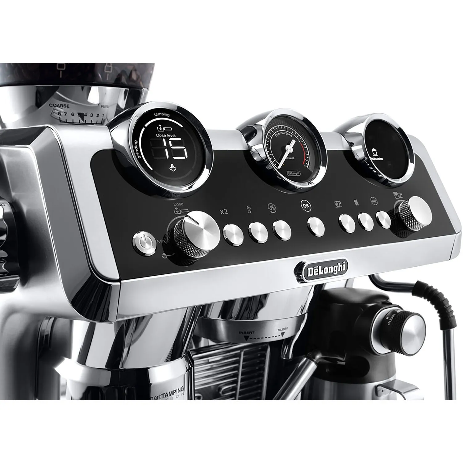 De'Longhi La Specialista Maestro Sensor Grinding, Milk Frothing Espresso Machine in Silver (EC9665M)