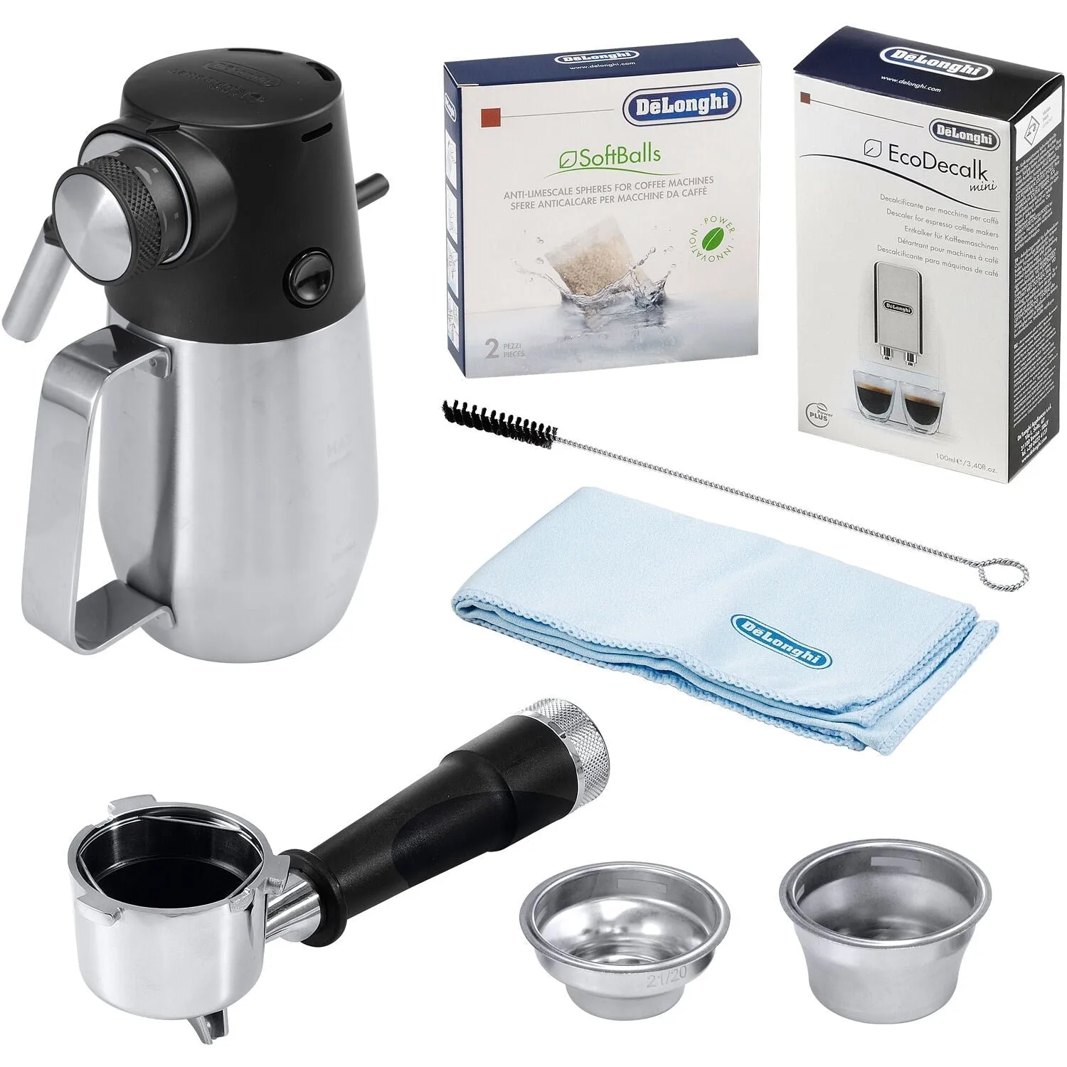 De'Longhi La Specialista Maestro Sensor Grinding, Milk Frothing Espresso Machine in Silver (EC9665M)