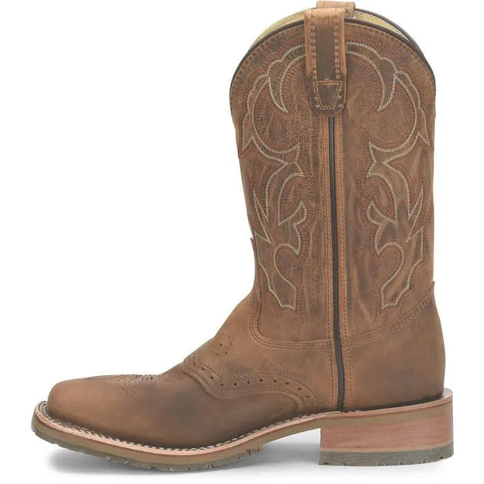 Double H Men's JASE WIDE SQUARE FOLKLORE- OAK ICE : DH3560