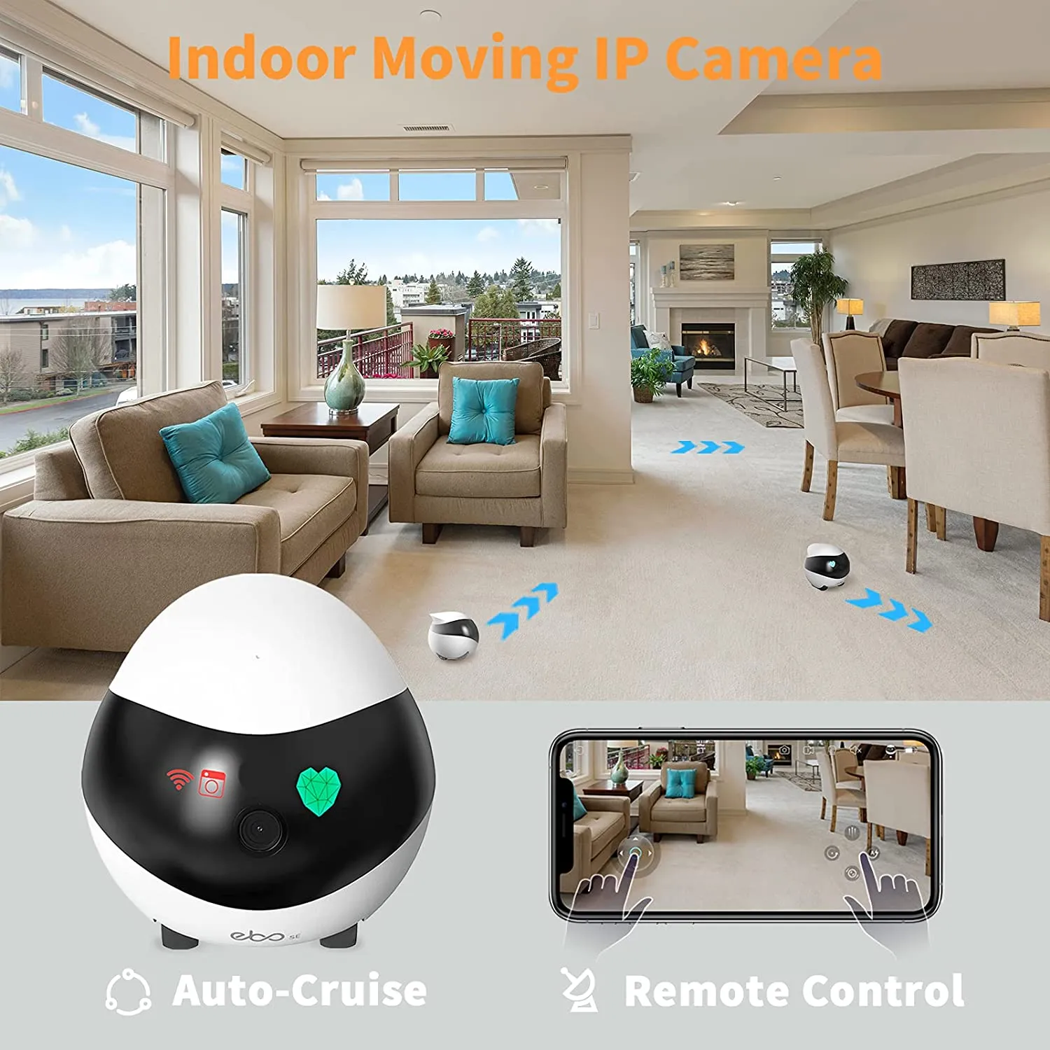 Enabot EBO SE Smart Moving Home Security Camera