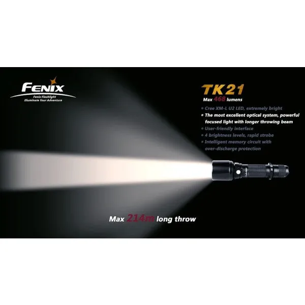 Fenix TK21 Tactical LED Flashlight & Accessories