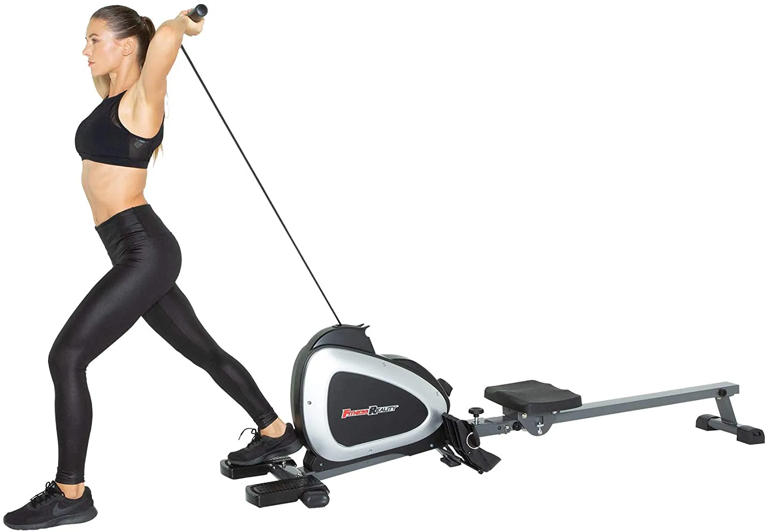 Fitness Reality 1000 Plus Bluetooth Magnetic Rowing Rower with Extended Optional Full Body Exercises