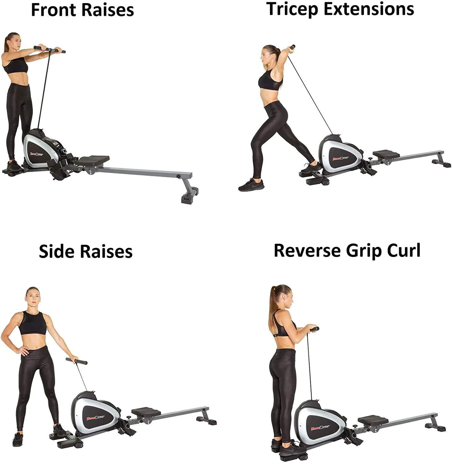 Fitness Reality 1000 Plus Bluetooth Magnetic Rowing Rower with Extended Optional Full Body Exercises