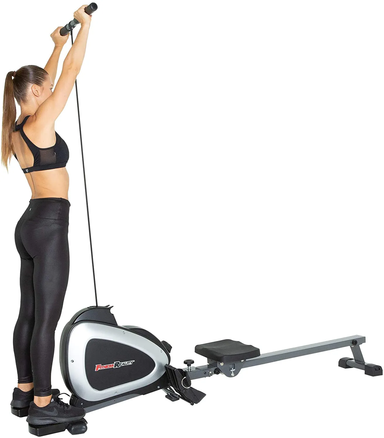 Fitness Reality 1000 Plus Bluetooth Magnetic Rowing Rower with Extended Optional Full Body Exercises