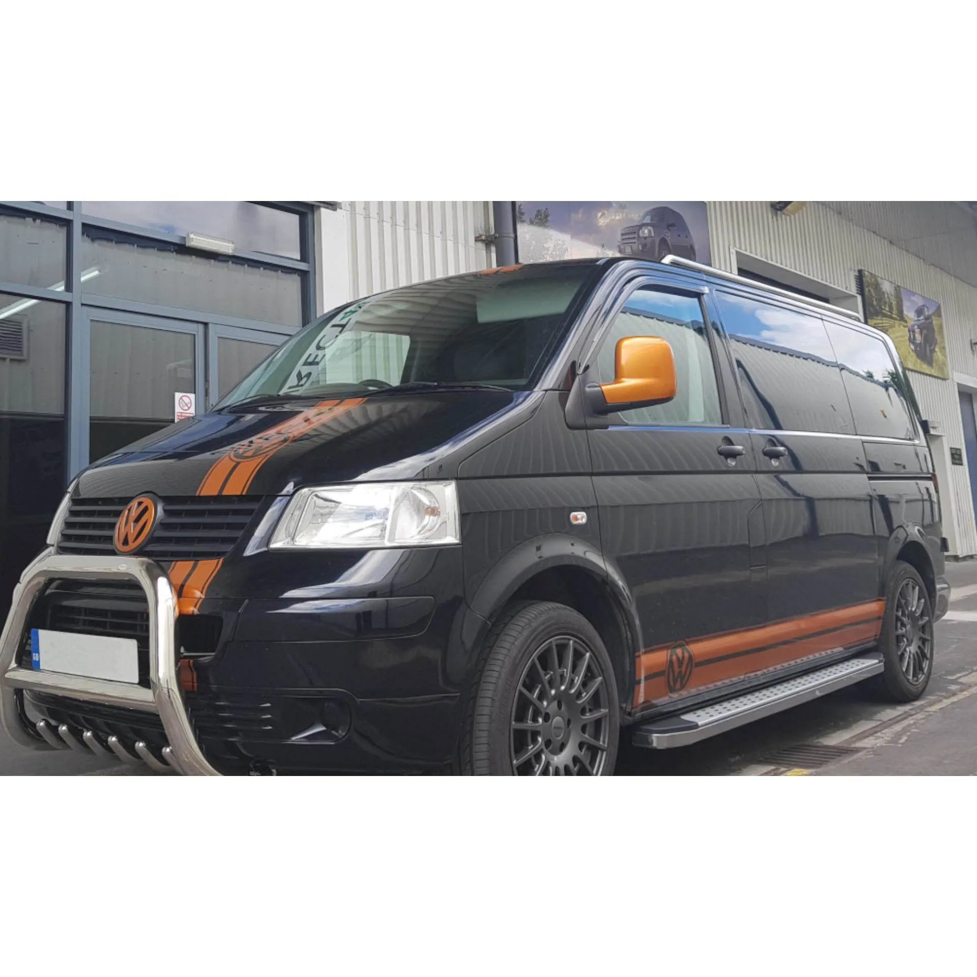 Freedom Side Steps Running Boards for Volkswagen Transporter T5 SWB