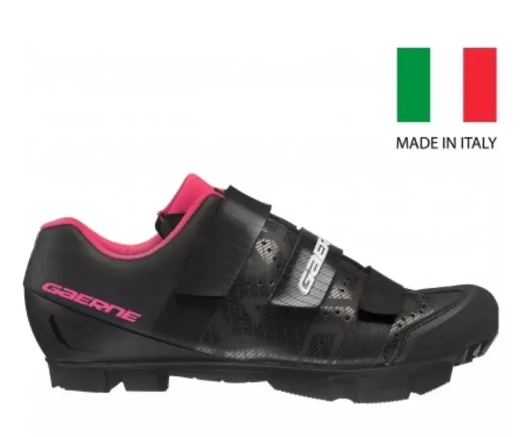 GAERNE G.Laser Black Pink Women’s Cycling Shoes Size UK 6, Made In Italy - BOXED