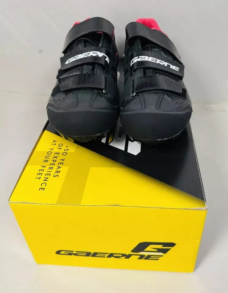 GAERNE G.Laser Black Pink Women’s Cycling Shoes Size UK 6, Made In Italy - BOXED