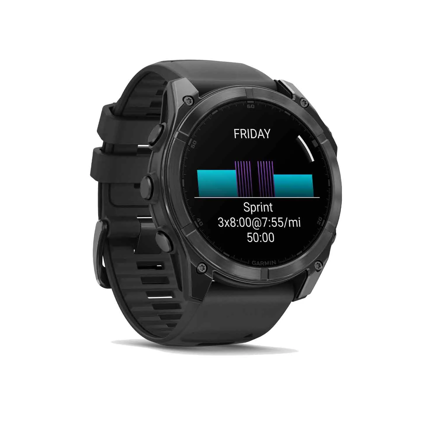 Garmin fēnix 8 - 51 mm AMOLED Smartwatch (Slate Grey/Black Silicone Band)