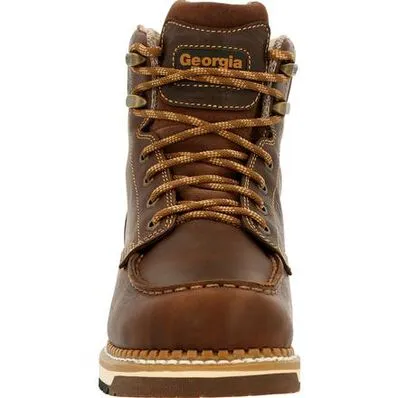 Georgia Boot AMP LT Wedge Waterproof Moc-Toe Work Boot