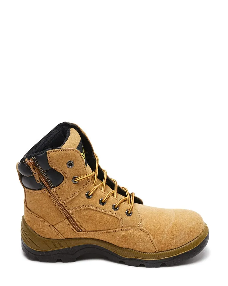 Girder Zip Safety Boot - Wheat