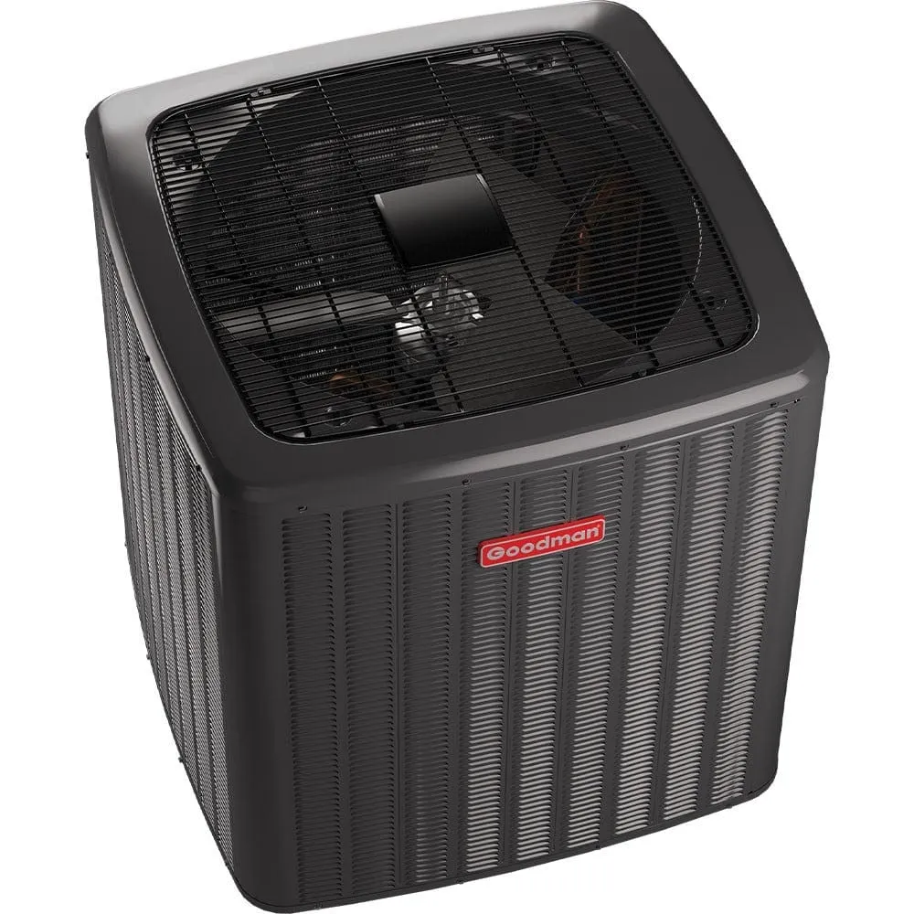 Goodman GSXC160241 2 Ton 16 SEER 2 Stage Variable Speed Central Air Conditioner Split System - Vertical - HA16403