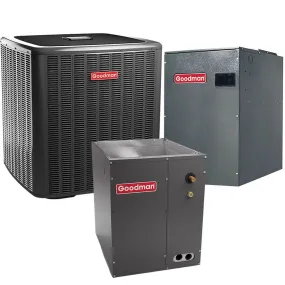 Goodman GSXC180361 3 Ton 18 SEER 2 Stage Variable Speed Central Air Conditioner Split System - Vertical - HA16408