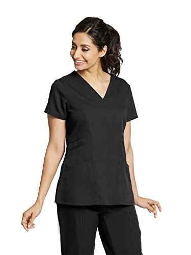 Grey's Anatomy 41452 3-Pocket V-Neck Top for Women Modern Fit Medical Scrub Top