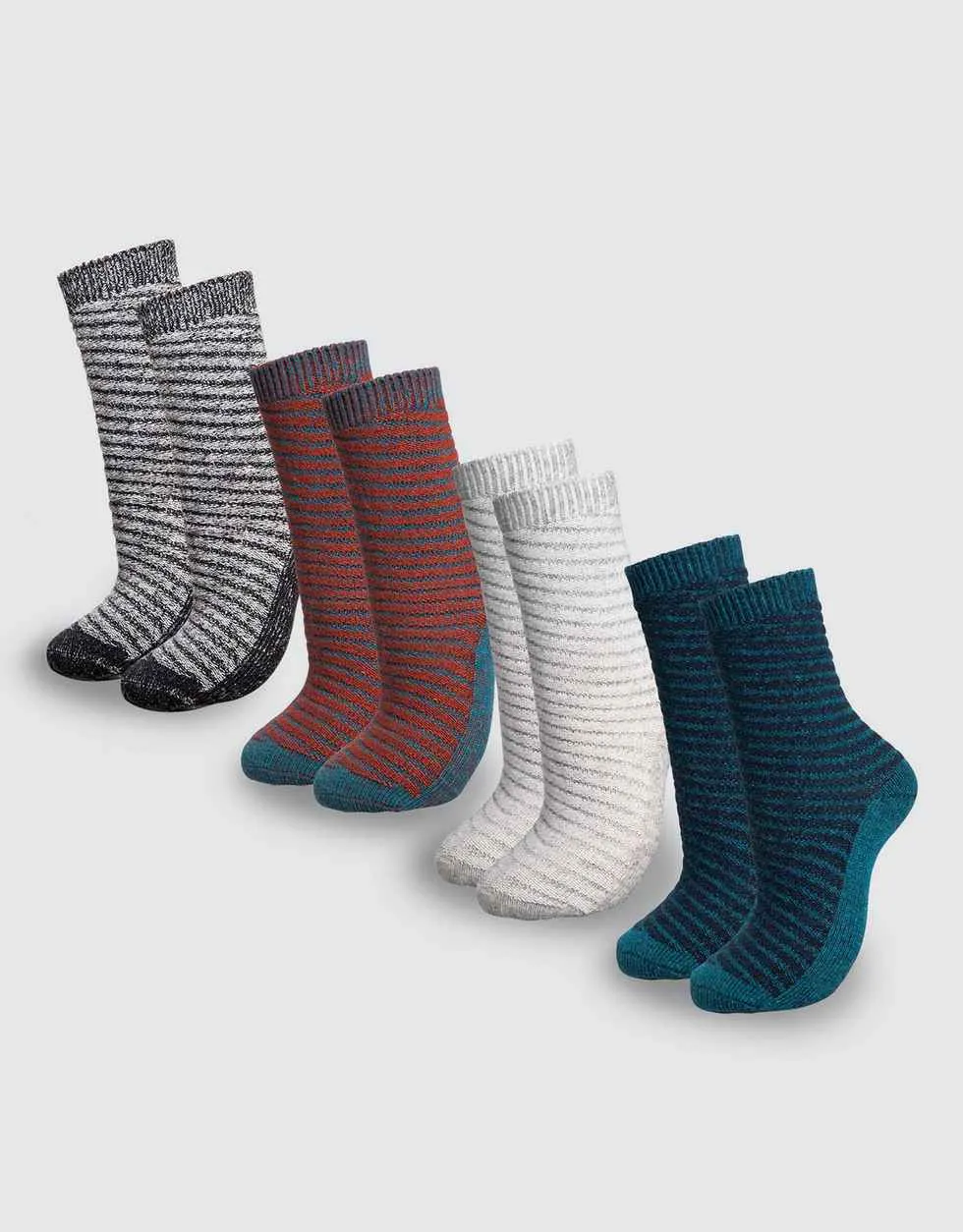 High Step Wool Crew Socks 4 Pack