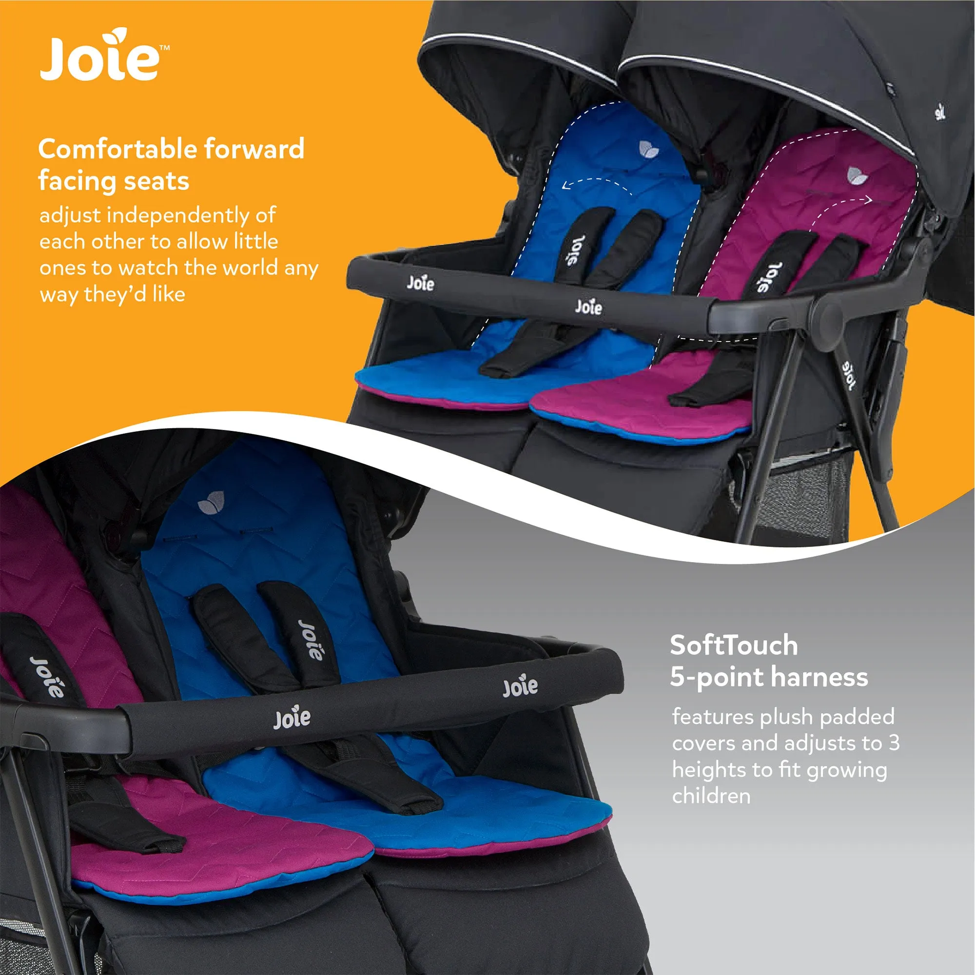 Joie Stroller Aire Twin (Birth to 36 Months)