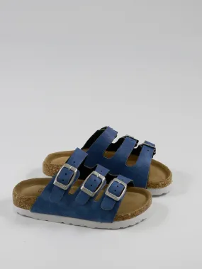 Kids Girl Brillant  Cork Sandals,Blue