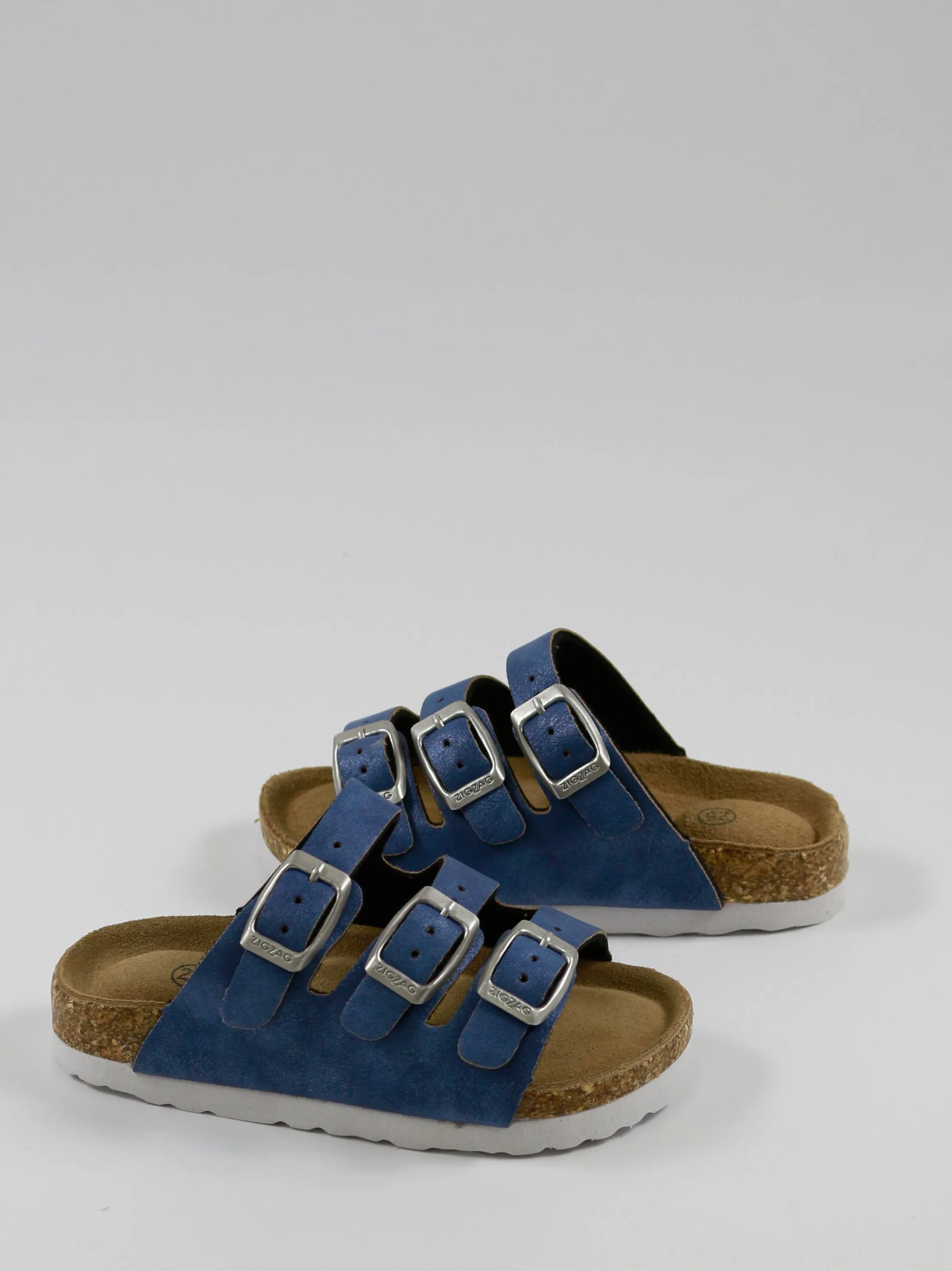 Kids Girl Brillant  Cork Sandals,Blue