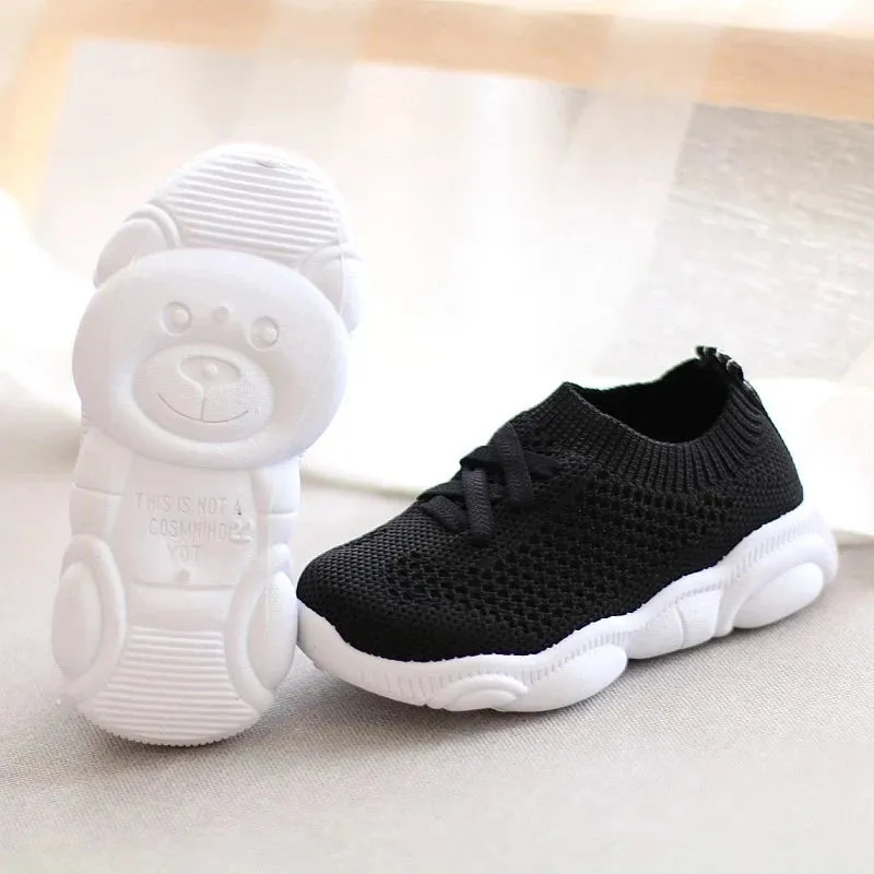 Kids Shoes Anti-slip Soft Rubber Bottom Baby Sneaker Casual Flat Sneakers Shoes Children Size Kid Girls Boys Sports Shoes