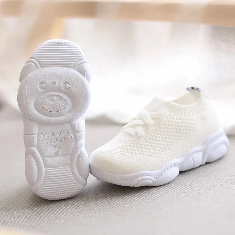 Kids Shoes Anti-slip Soft Rubber Bottom Baby Sneaker Casual Flat Sneakers Shoes Children Size Kid Girls Boys Sports Shoes