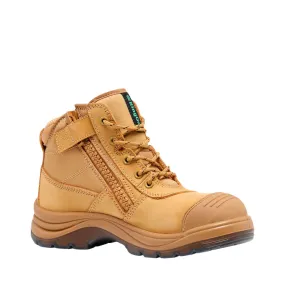 King Gee Tradie Women's Zip/Lace Steel Cap Work Boots (K26491)